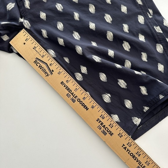 Wild Rye Shorts 12 Freel Mountain Bike Bermuda Geo Dot Blue Stretch 12 Inseam - Picture 9 of 10